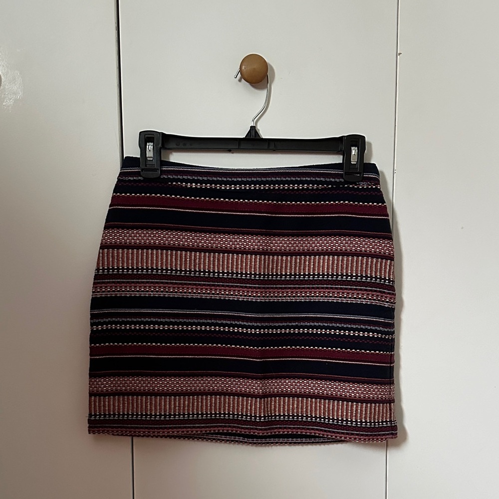 Hollister Striped Mini Skirt